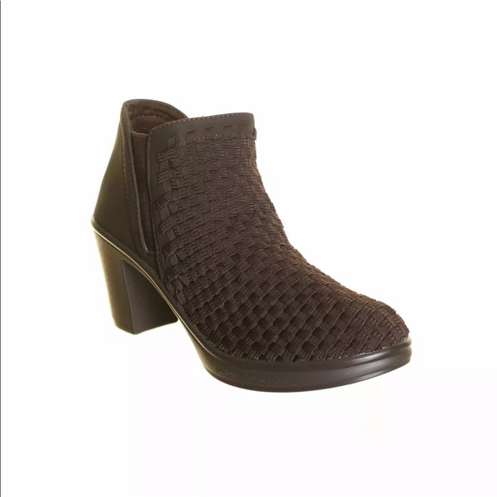 New in Box Steve Madden Woven Top Ankle Boots